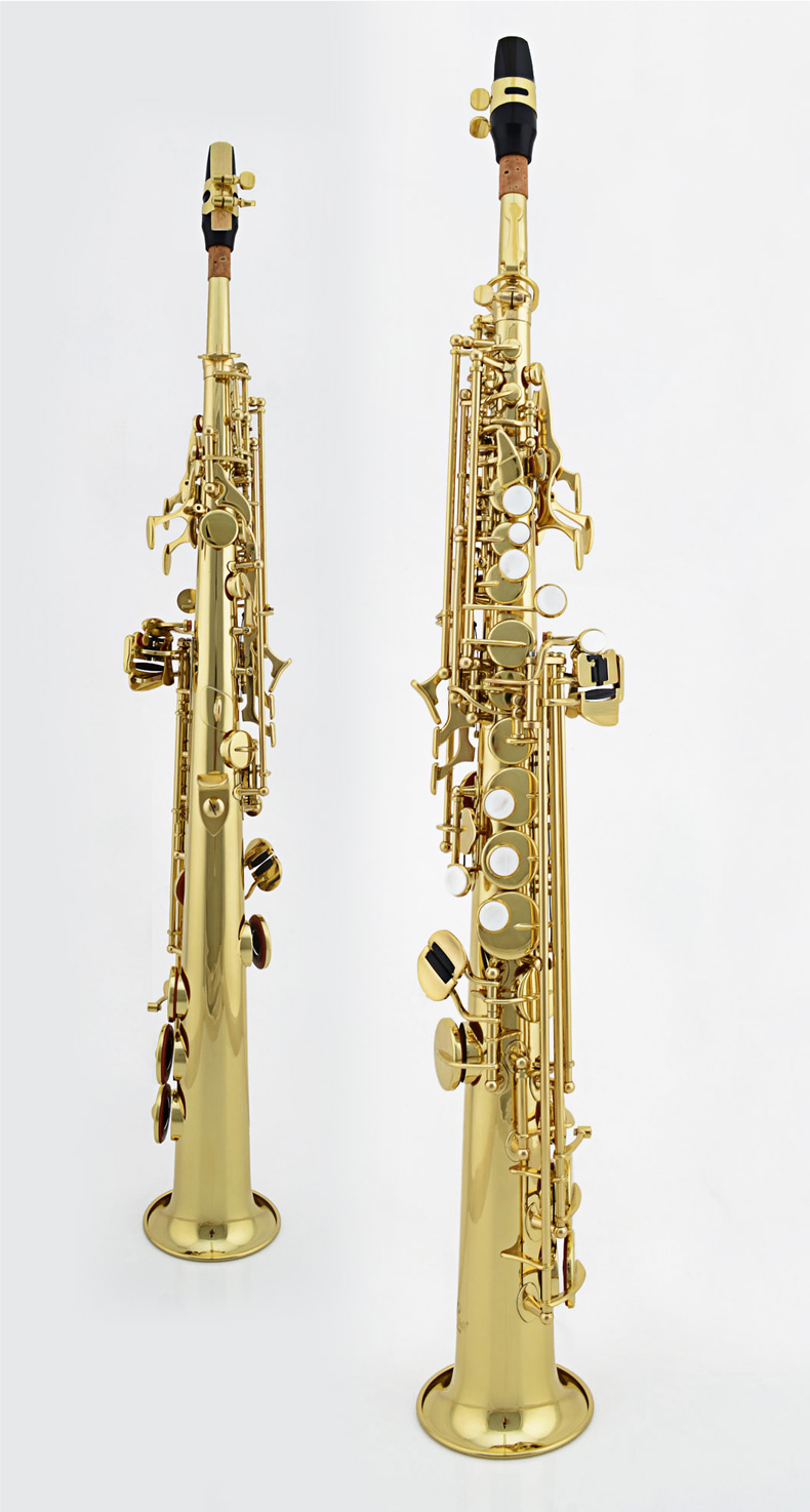 津宝管乐器津宝jbsst-400 津宝直管高音萨克斯jbss-400 降b调萨克斯风