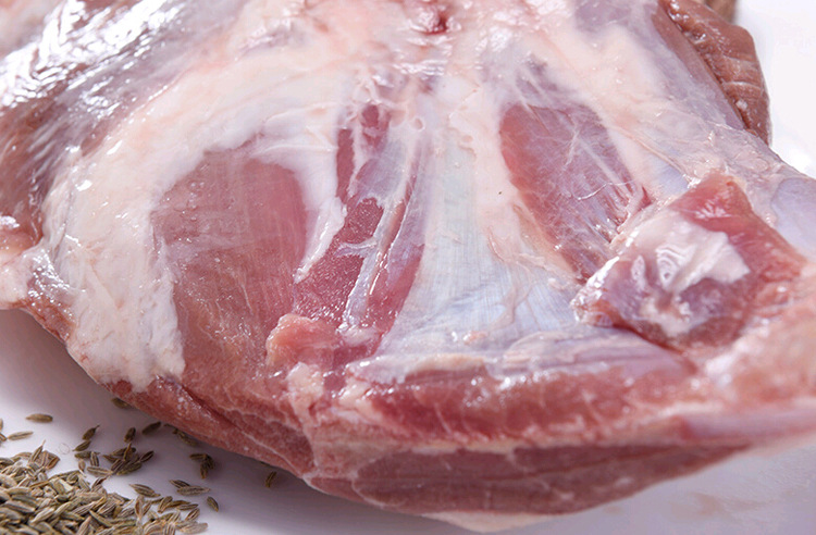 生带皮羊前腿1支约6斤新鲜羊肉产发qq