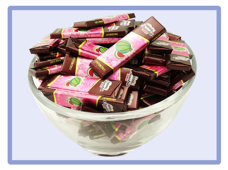 徐福记雀巢奇欧比夏日清凉系列西瓜味巧克力500g散装新年年货婚庆休闲