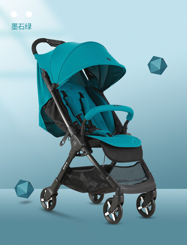 viki威凯婴儿车轻便折叠超轻小可坐躺一键收车宝宝便携式小巧儿童推车