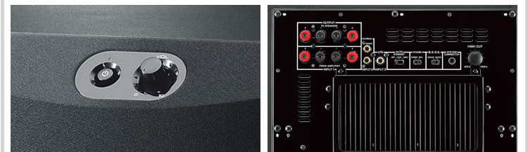 yamaha/雅马哈 ns-sw300 超重木质低音炮音箱有源10寸低音炮自带开关