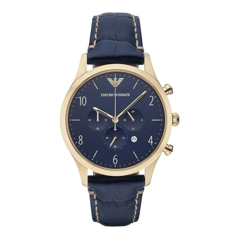 【阿玛尼(armani)石英表ar1916】 阿玛尼(armani)手表男士皮带表 欧美