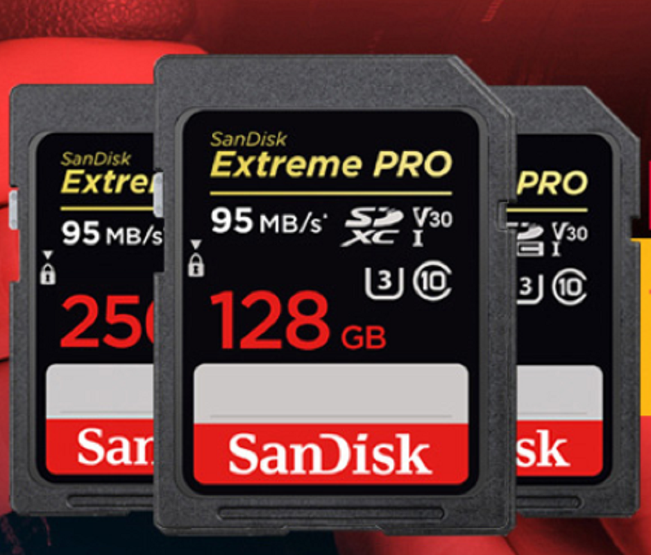 闪迪(sandisk)电脑闪迪(sandisk)存储卡 v30 u3 class10 sd卡128gb 读
