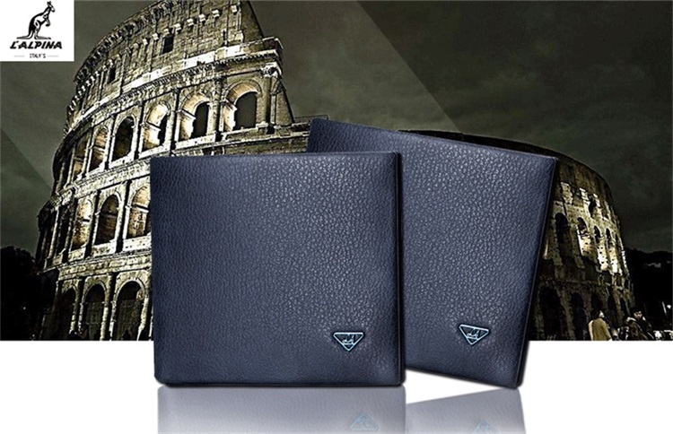 意大利lalpina阿尔皮纳袋鼠男士钱包薄款663052206
