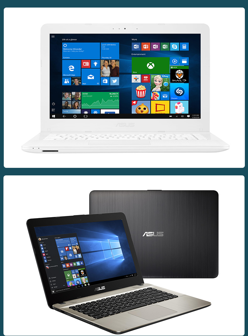 华硕(asus)顽石畅玩版 r414uv f441uv a441uv7200 14英寸轻薄笔记本