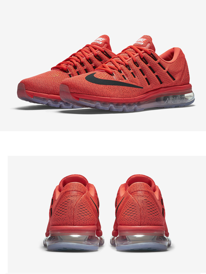 nike耐克男鞋跑鞋airmax2016新款全掌气垫跑步鞋运动鞋806771