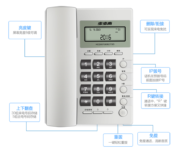 步步高电话机hcd007接线(步步高电话机hcd198怎样安装)