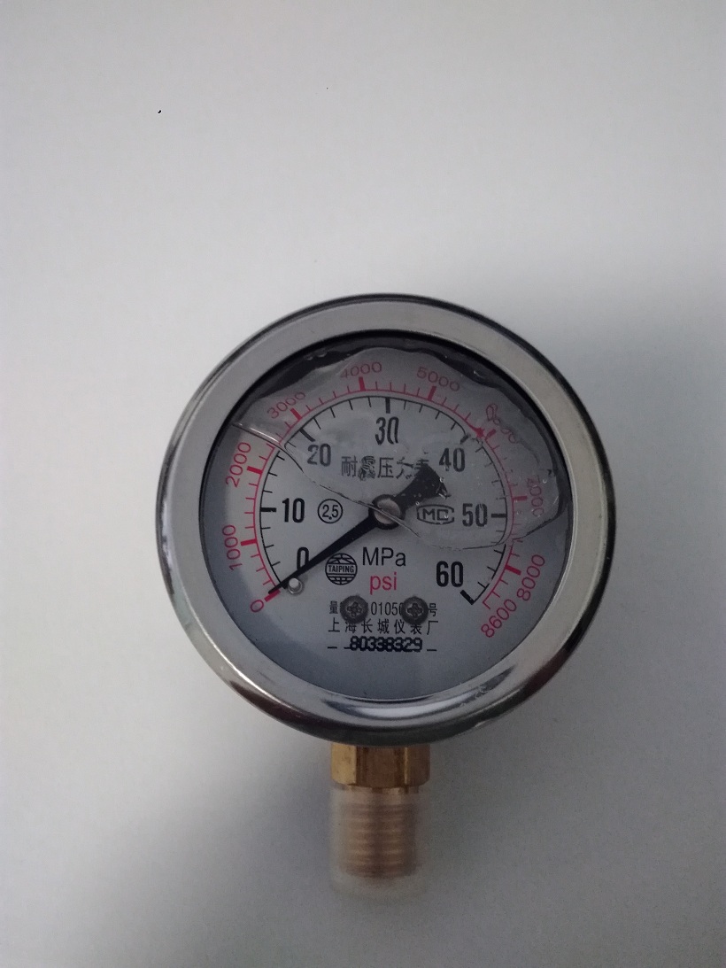 防震压力表070mpa