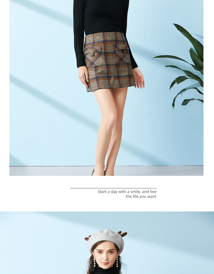 依尚街区纯色高领线衣女2018新款时尚韩范修身显瘦学生打底衫潮