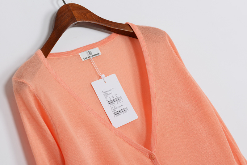 mtiny韩版夏季短款外搭线衣超薄款针织衫女开衫防晒