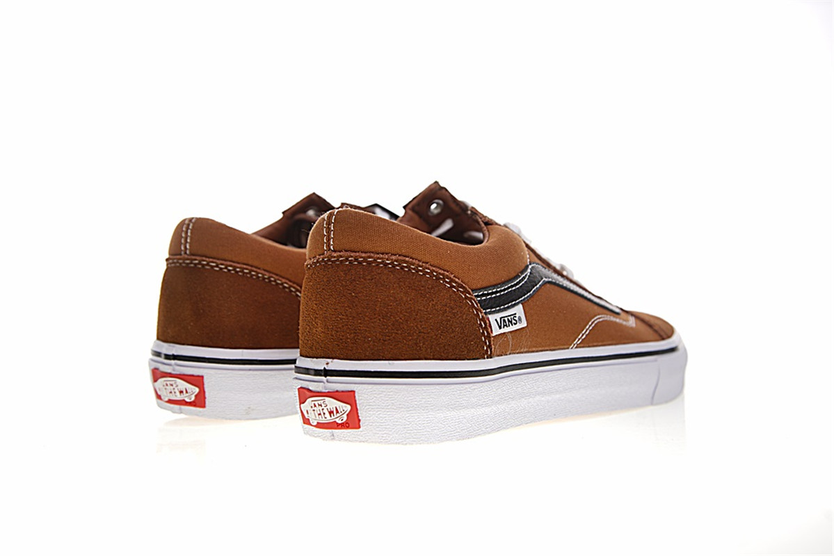 范斯vansoldskoolpro翻毛皮拼接系带硫化板鞋滑板鞋男鞋女鞋