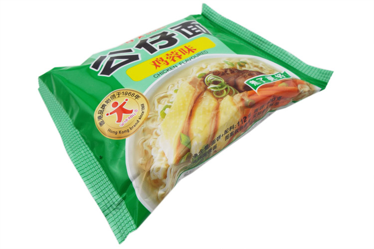 公仔面鸡蓉味112g包装速食面快餐面即食面油炸休闲方便面