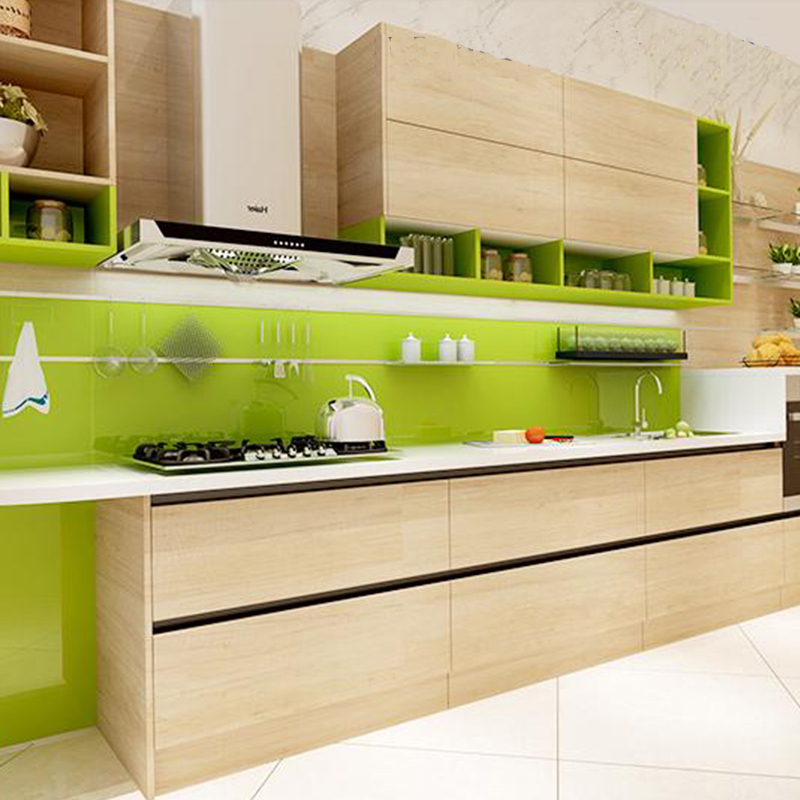 海尔整体橱柜定制电器石英石地柜吊柜现代简约进口爱格板青涩定做