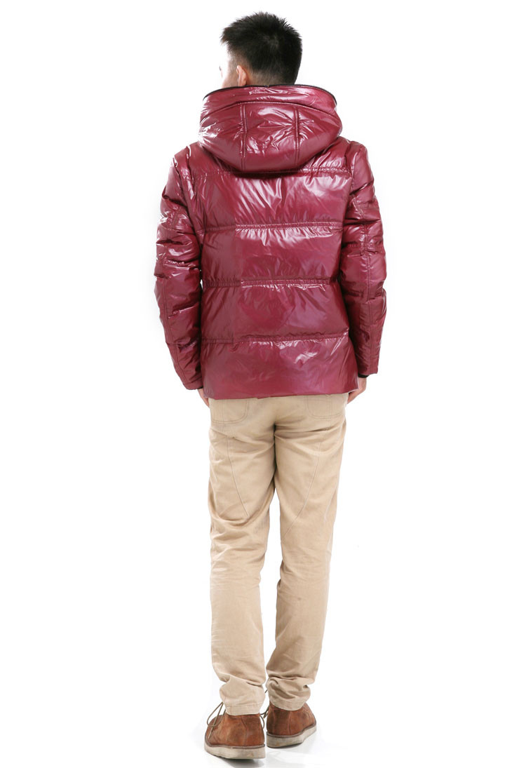 雪驰男士羽绒服 短款亮面双层领正品清仓 韩版外套男人羽绒服a-1127