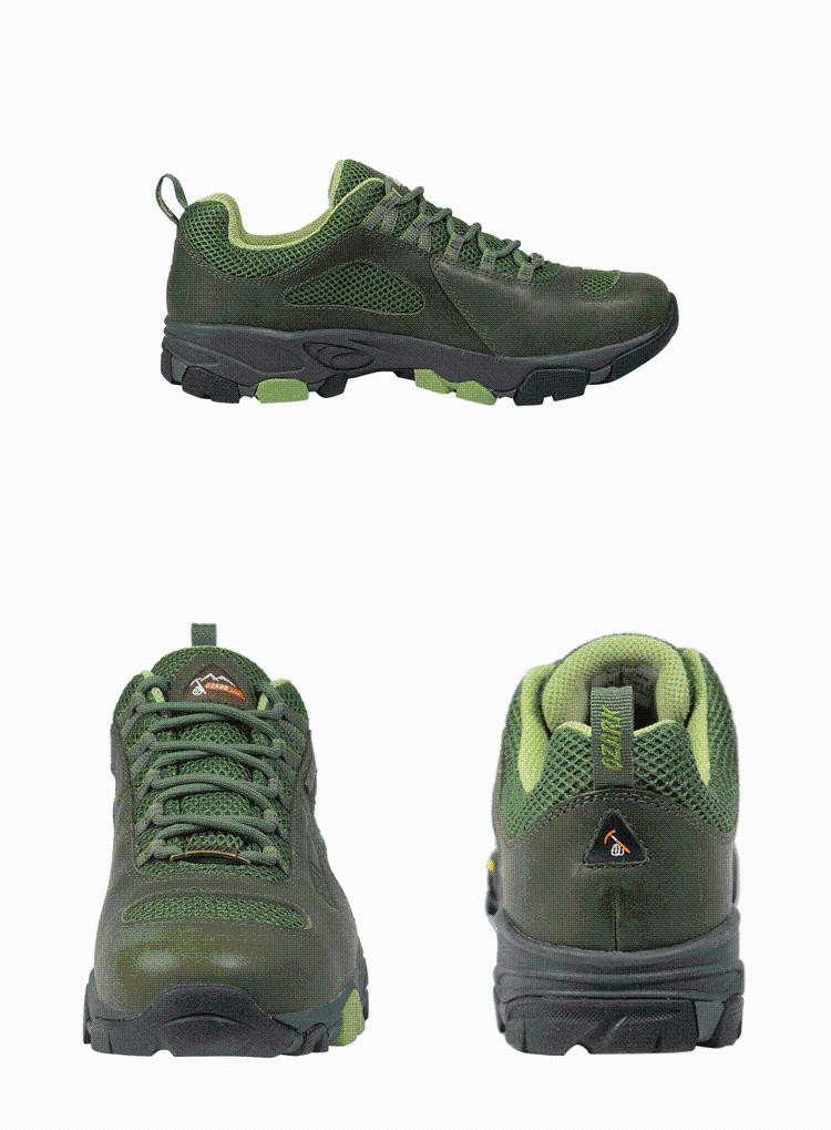 促销奥索卡春夏新款男户外徒步登山鞋910265 墨绿/15 41