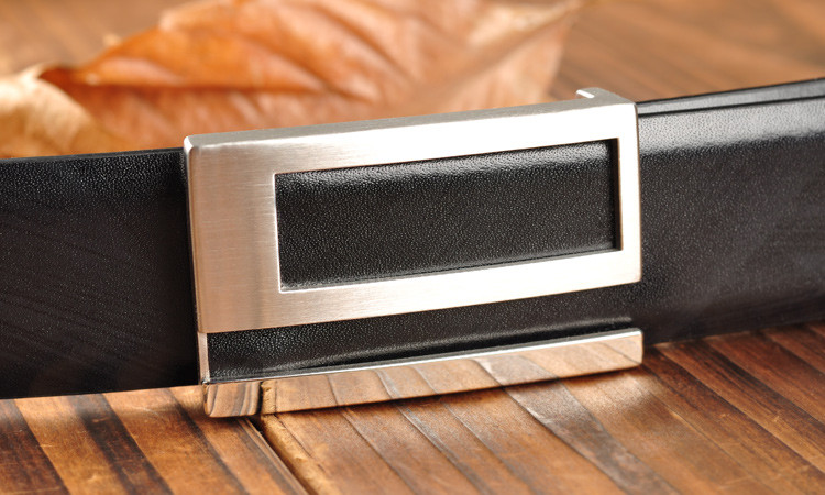 smartyou正品 男士皮带牛皮腰带平滑扣 商务锋范 个性雕刻 包邮 黑色