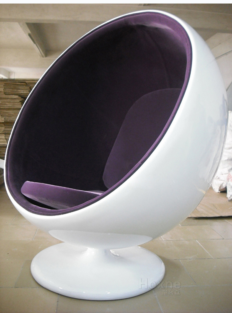 霍客森太空椅玻璃钢球椅单人沙发创意沙发eeroaarnioballchair