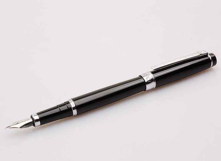 medici 梅第奇 永恒罗马纯黑银夹铱金笔 钢笔 墨水笔 206