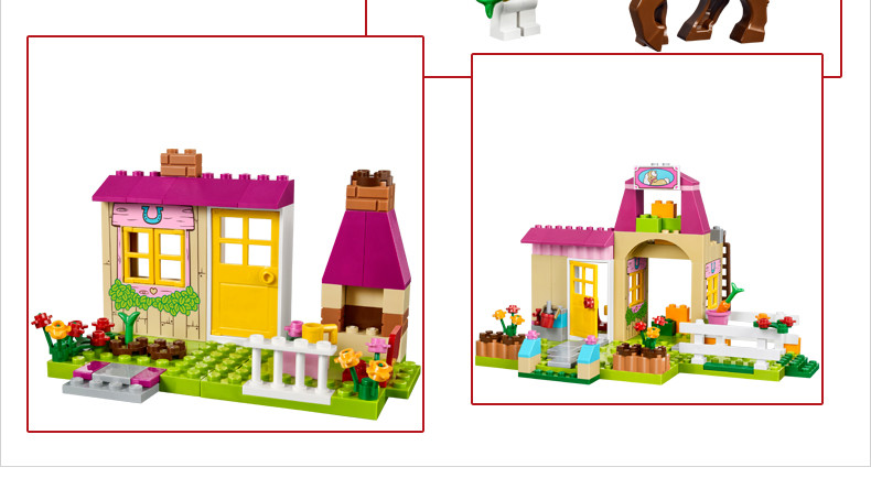 lego 乐高小马农场10674 早教 积木 玩具