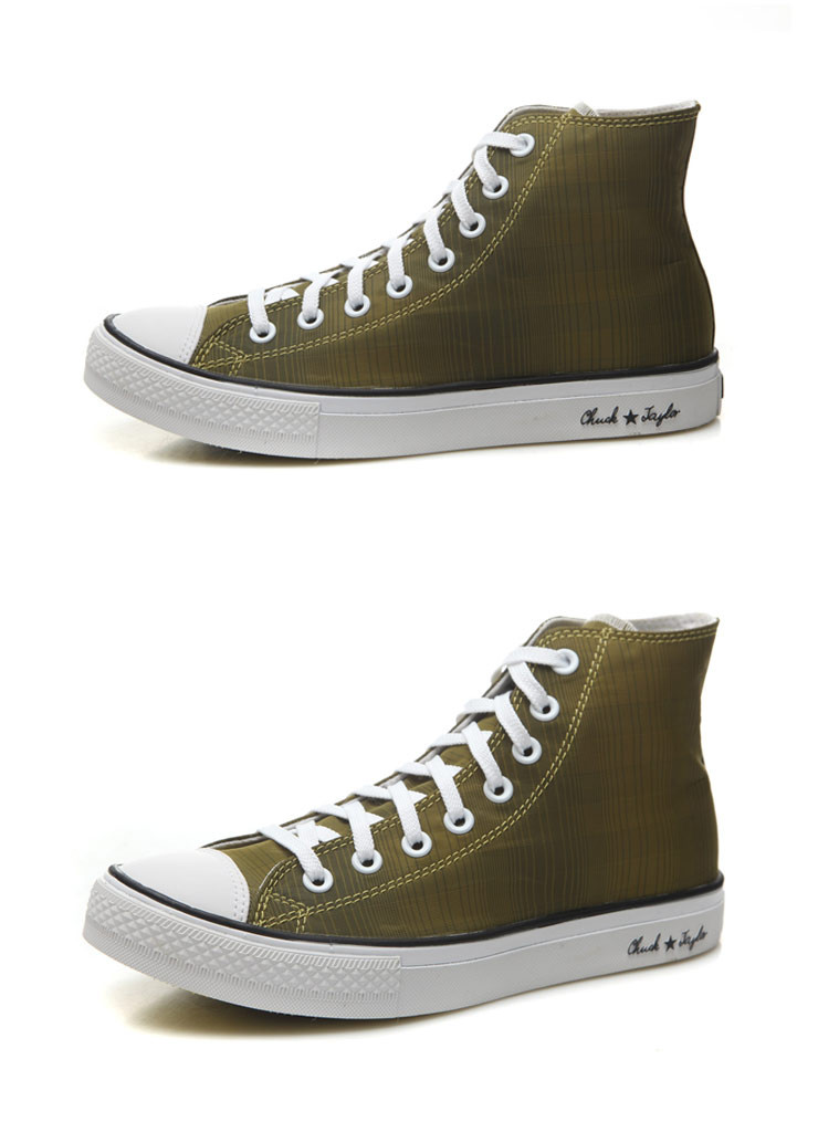热 匡威converse生活all star男女鞋高帮帆布鞋运动鞋132222橄榄绿