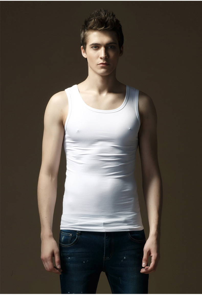 2014新款莱卡时尚休闲男士背心