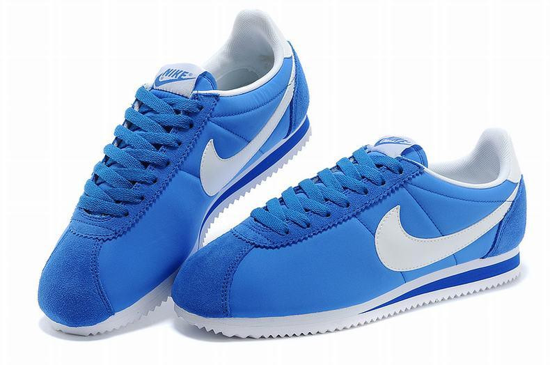 耐克(nike)男鞋 cortez阿甘鞋休闲鞋 532487-410 飞翔蓝 41码