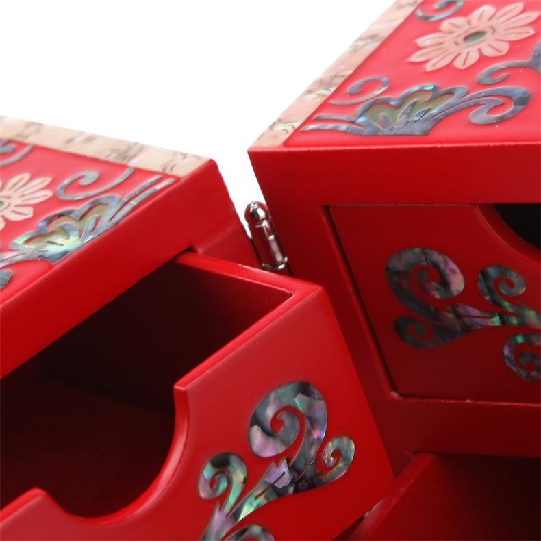 2014南京青奥会特许商品f033青奥似锦螺钿漆器姐妹盒n02082