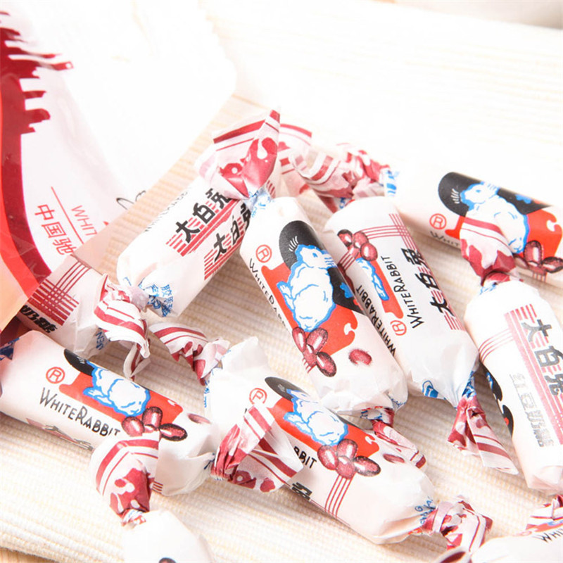 冠生园大白兔红豆奶糖227gx2袋装