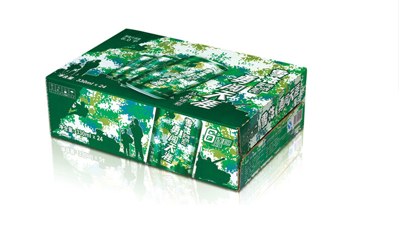 雪花啤酒勇闯天涯迷彩330ml24听整箱装