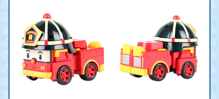 silverlit银辉玩具罗伊闪亮变形消防车83093