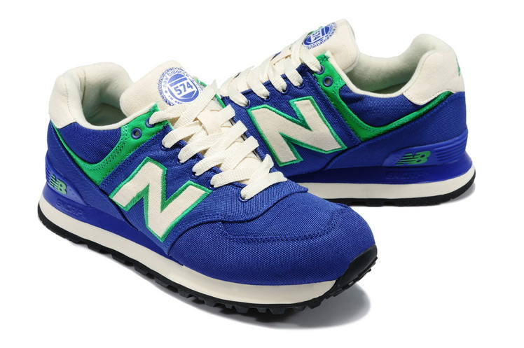 new balance/新百伦 女鞋nb跑步鞋复古休闲鞋 ml574rub 蓝色 37码