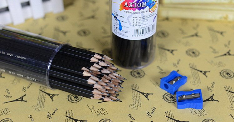 马可marco50支hb高级书写铅笔800050phb