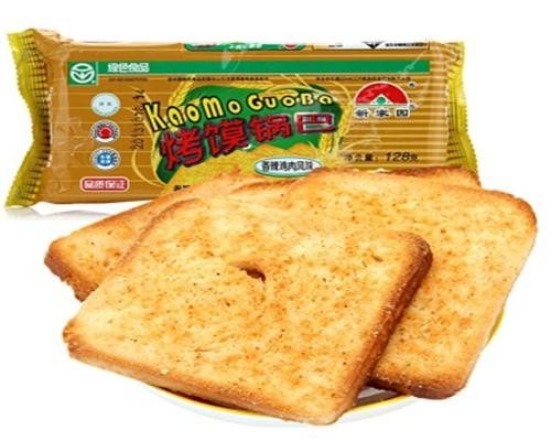 新家园烤馍锅巴香辣鸡肉风味128g