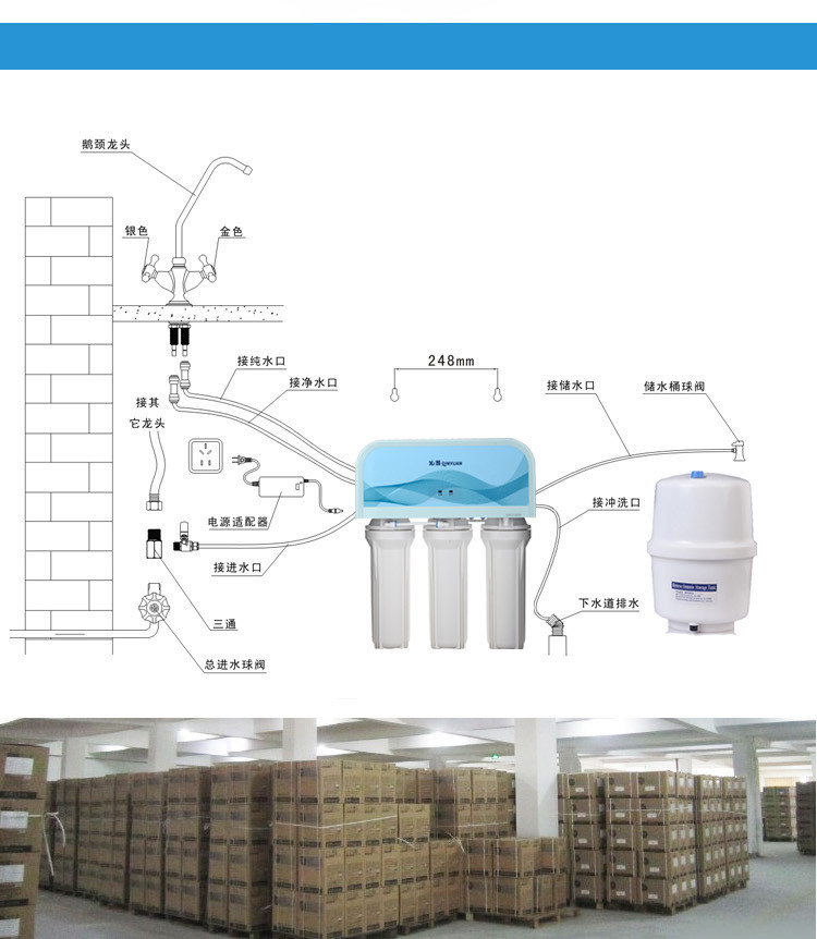 沁园185安装示意图图片