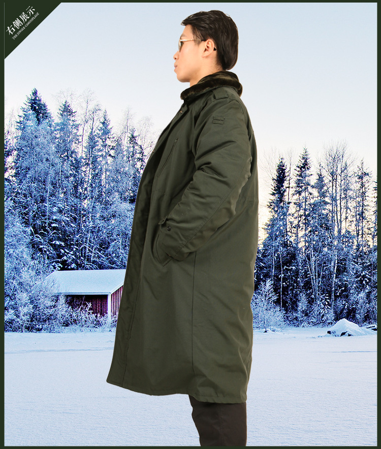 07式冬装加厚荒漠军大衣羽绒服棉衣温区棉袄防寒服07陆士兵温区棉大衣
