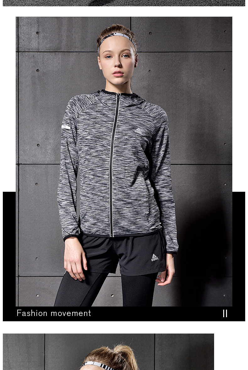 匹克(peak)女卫衣连帽开衫迷彩拉链运动服休闲训练上衣女df683062