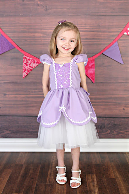 女童公主裙蓬蓬裙夏装裙子苏菲亚纯棉儿童短袖连衣裙