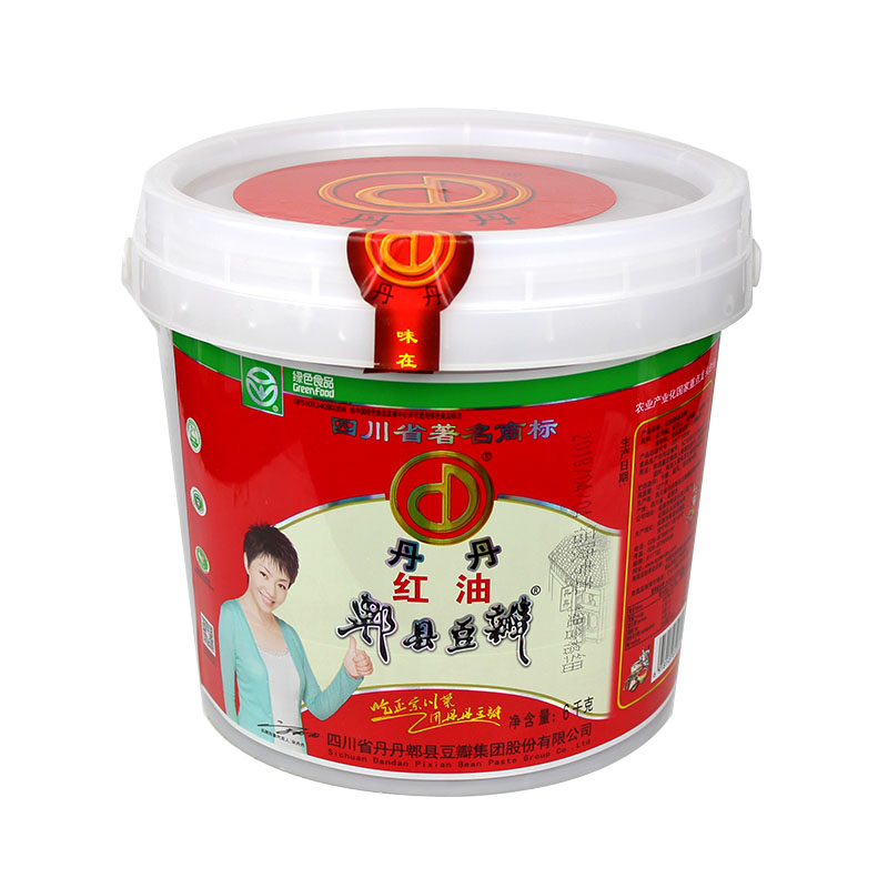 12斤丹丹牌红油郫县豆瓣酱6kg千克起免运费免剁加细正宗四川川菜调料