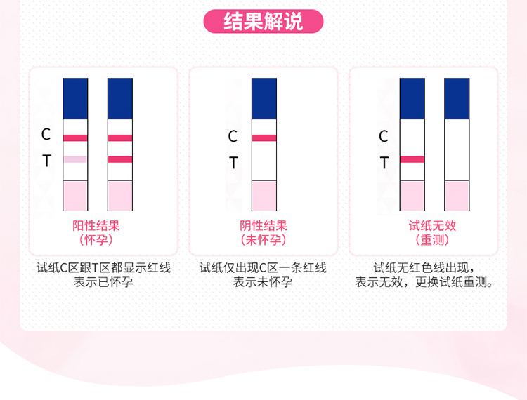 毓婷hcg值试纸对照图图片