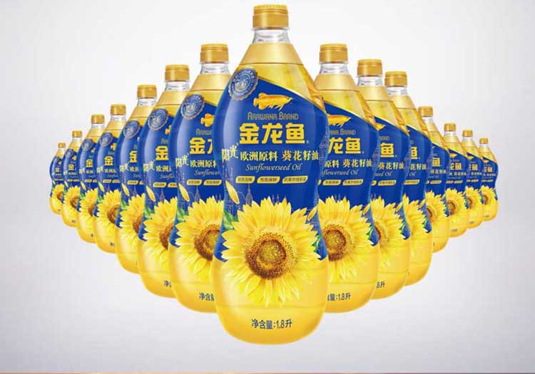 金龙鱼阳光葵花籽油1.8L
