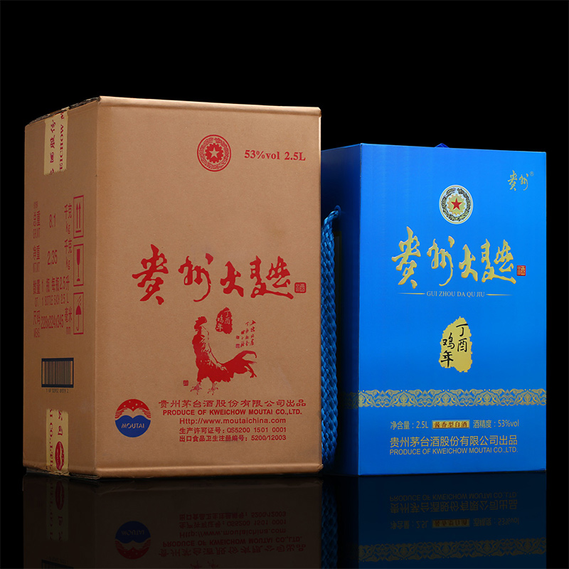 贵州茅台收藏酒贵州大曲鸡年纪念酒53度25l坛装单瓶酱香型酒