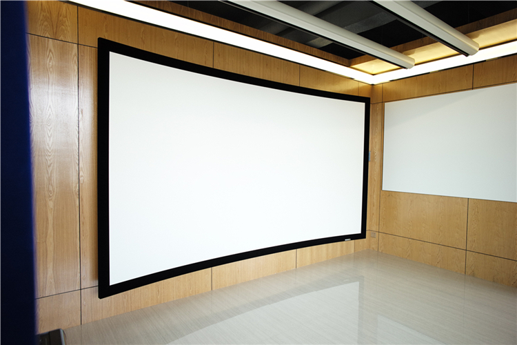 经科jk弧形画框投影幕布中边框hbcw2高增益金属软幕133寸2351