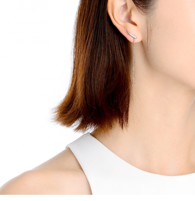 周生生白敬亭代言pt950铂金ear play耳玩单边耳饰 89180e 默认尺寸