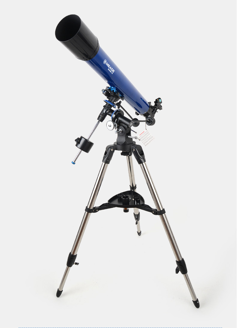 米德meade望远镜观星天文望远镜北极星系列90eq折射式天文望远镜