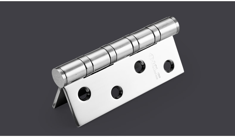 黑色不锈钢轴承合页铰链4英寸开合页静音活页折叠铰链单片