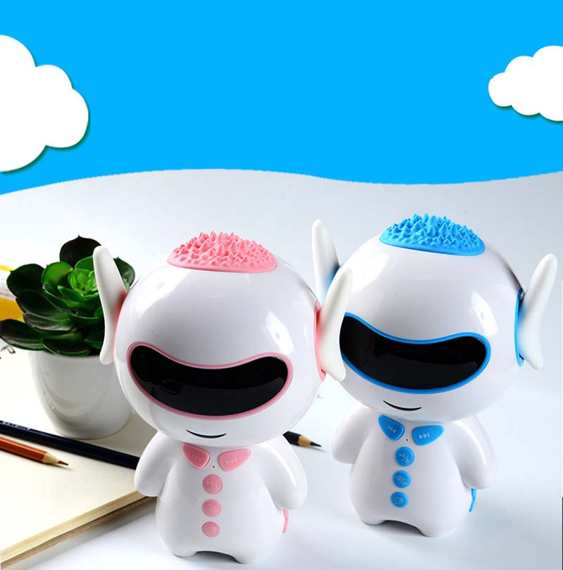 乐婷美欣智能娃娃 胡巴智能机器人语音对话早教机故事机材质塑料适用