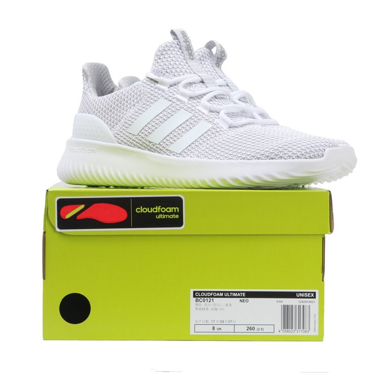 adidasneo阿迪休闲男女cloudfoam轻便舒适运动跑步鞋