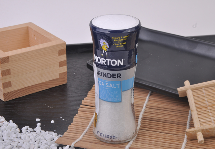 莫顿中盐原装进口美国莫顿牌特粗海盐研磨瓶82g无碘盐食用盐