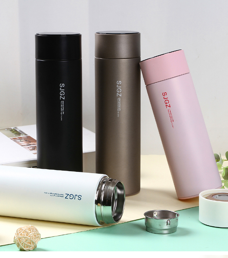 水晶贵族3013清新真空保温杯330ml四色可选