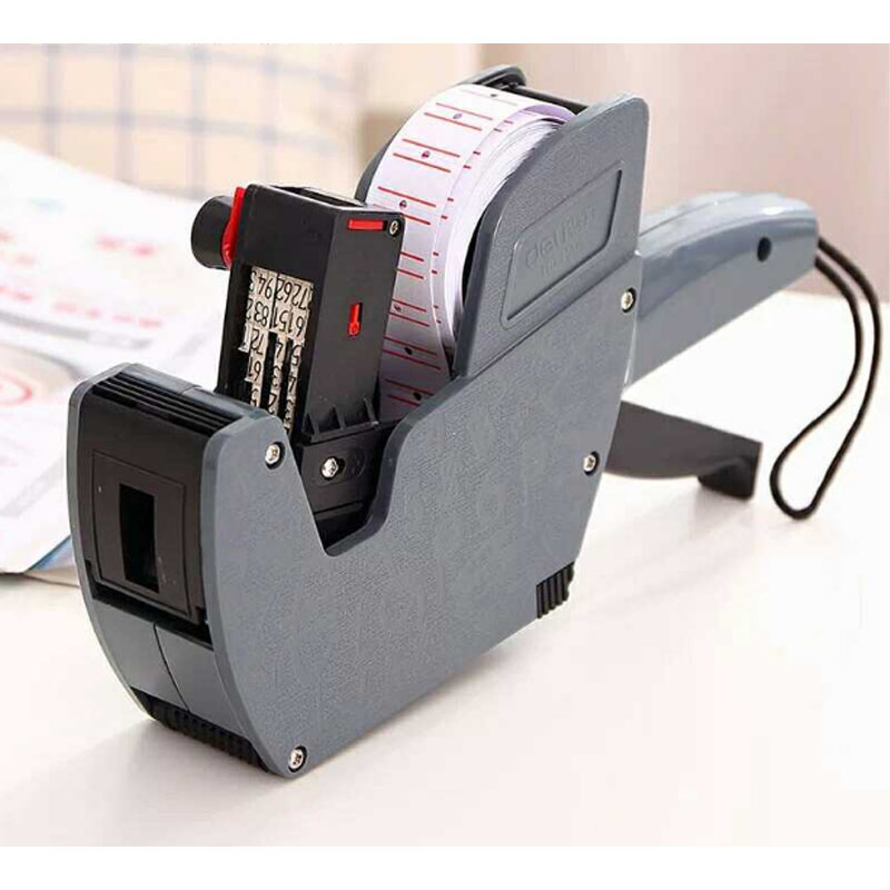 得力8位打码机打价器打码枪超市单排价格日期标签机喷码机